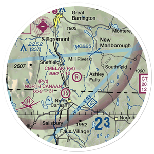 Cmelak Field (MA18) VFR Sectional Sticker (20 mile)