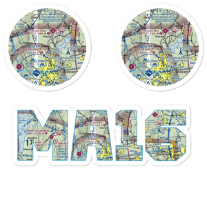 Marshall's Airport (MA16) VFR Sectional Sticker Pack