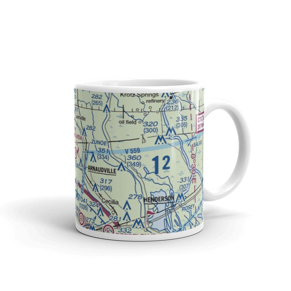 Tim Bullard Memorial Airport (LS91) VFR Sectional  Mug 