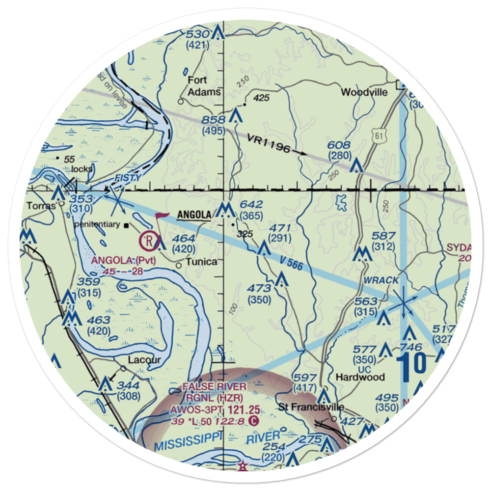 Sara Field (LS89) VFR Sectional Sticker (30 mile) 