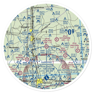 Le Blanc Field (LS86) VFR Sectional Sticker (30 mile)