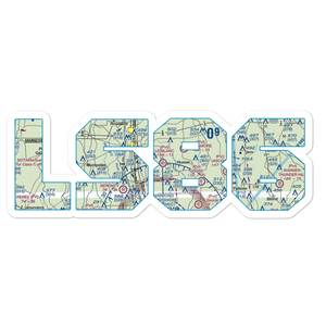 Le Blanc Field (LS86) VFR Sectional Sticker