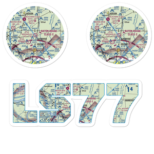 Magnolia Airpark (LS77) VFR Sectional Sticker Pack