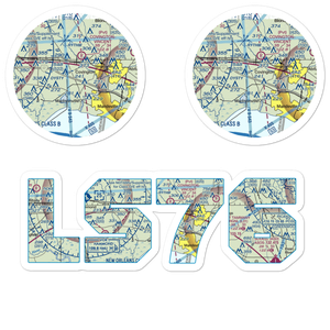 Hickham Field (LS76) VFR Sectional Sticker Pack