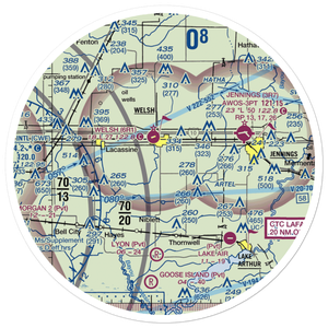 Aerolite Aero Park Ultralightport (LS72) VFR Sectional Sticker (30 mile)