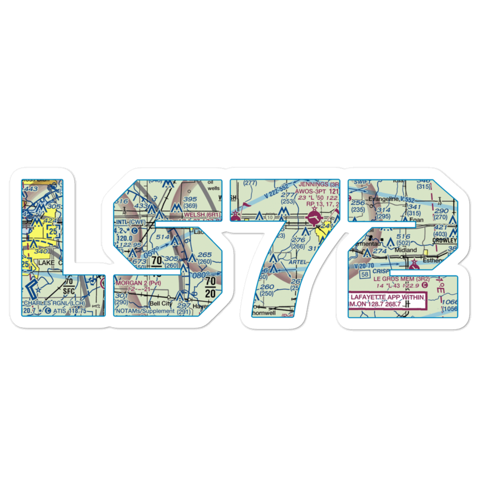 Aerolite Aero Park Ultralightport (LS72) VFR Sectional Sticker 