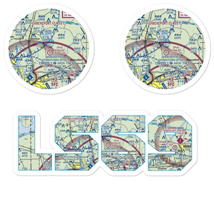 L J Earnest Airport (LS69) VFR Sectional Sticker Pack
