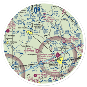 La Petite Airdrome Ultralightport (LS59) VFR Sectional Sticker (30 mile)