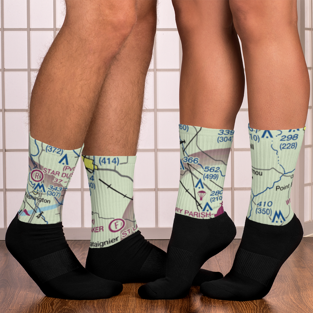 La Petite Airdrome Ultralightport (LS59) VFR Sectional Socks 