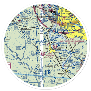 Simpson Airport (LS49) VFR Sectional Sticker (30 mile)