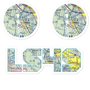 Simpson Airport (LS49) VFR Sectional Sticker Pack