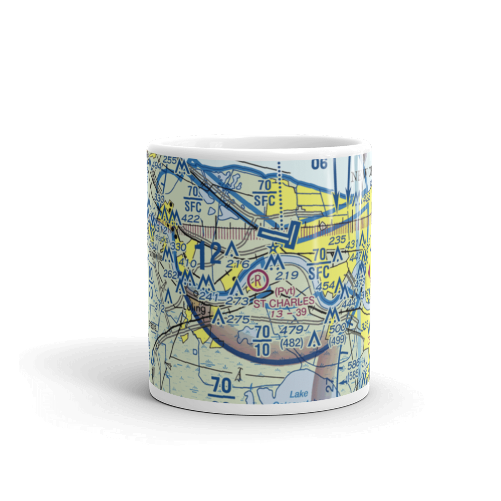 St Charles Airport (LS40) VFR Sectional  Mug 