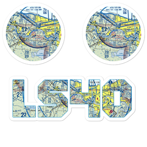St Charles Airport (LS40) VFR Sectional Sticker Pack