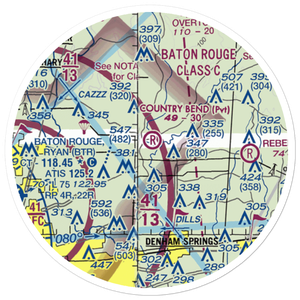 Country Bend Airport (LS39) VFR Sectional Sticker (20 mile)