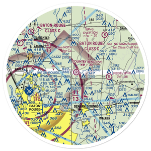 Country Bend Airport (LS39) VFR Sectional Sticker (30 mile)