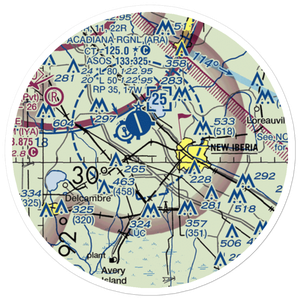 Richard's Airport (LS38) VFR Sectional Sticker (20 mile)