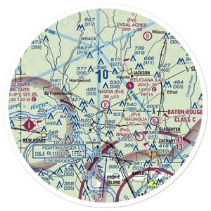 Nauga Field (LS35) VFR Sectional Sticker (30 mile)