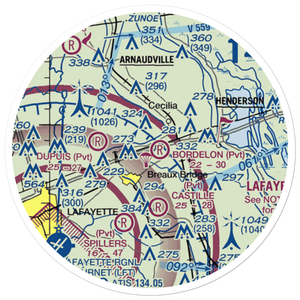 Bordelon Airpark (LS34) VFR Sectional Sticker (20 mile)