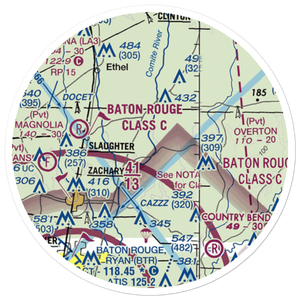 Annison Private Airport (LS25) VFR Sectional Sticker (20 mile)