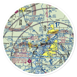 Reynolds Airport (LS10) VFR Sectional Sticker (30 mile)