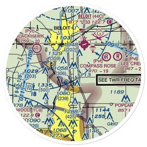 Mc Curdy Airport (LL94) VFR Sectional Sticker (20 mile)