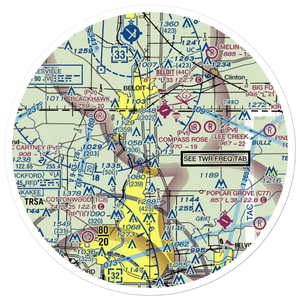 Mc Curdy Airport (LL94) VFR Sectional Sticker (30 mile)