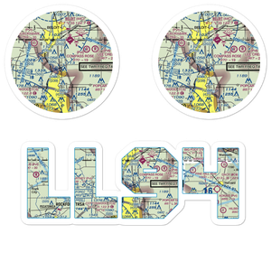 Mc Curdy Airport (LL94) VFR Sectional Sticker Pack