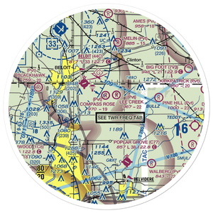 Mc Curdy Strip (LL90) VFR Sectional Sticker (30 mile)