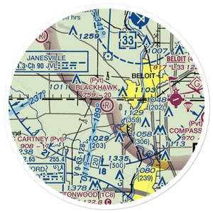 Blackhawk Farms Inc Airport (LL89) VFR Sectional Sticker (20 mile)