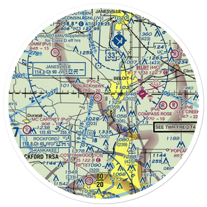 Harry D Fenton Airport (LL88) VFR Sectional Sticker (30 mile)