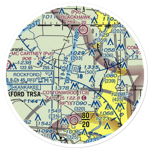 Severson Airport (LL79) VFR Sectional Sticker (20 mile)