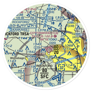 Lz Fairwinds Airport (LL78) VFR Sectional Sticker (20 mile)