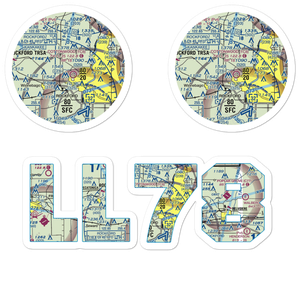 Lz Fairwinds Airport (LL78) VFR Sectional Sticker Pack