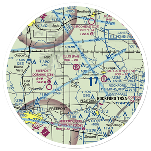 Chester Wyss Airport (LL75) VFR Sectional Sticker (30 mile)