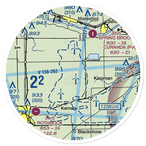 Egland Field (LL66) VFR Sectional Sticker (20 mile)