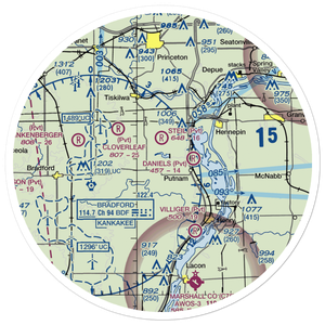 Edgar Read Airport (LL65) VFR Sectional Sticker (30 mile)