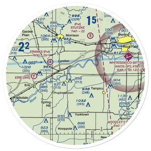 Doering's Port Airport (LL61) VFR Sectional Sticker (30 mile)