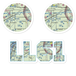 Doering's Port Airport (LL61) VFR Sectional Sticker Pack