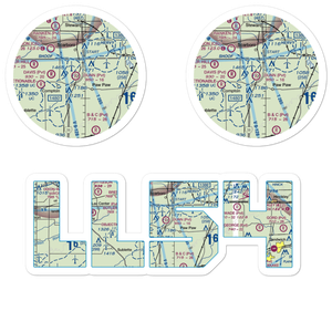 Dunn Airport (LL54) VFR Sectional Sticker Pack