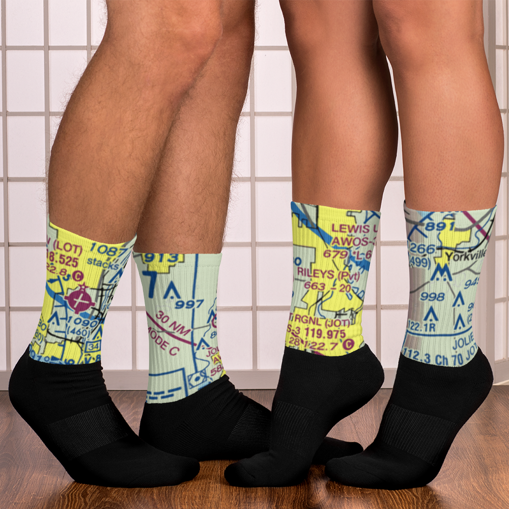 Riley's Field (LL51) VFR Sectional Socks 