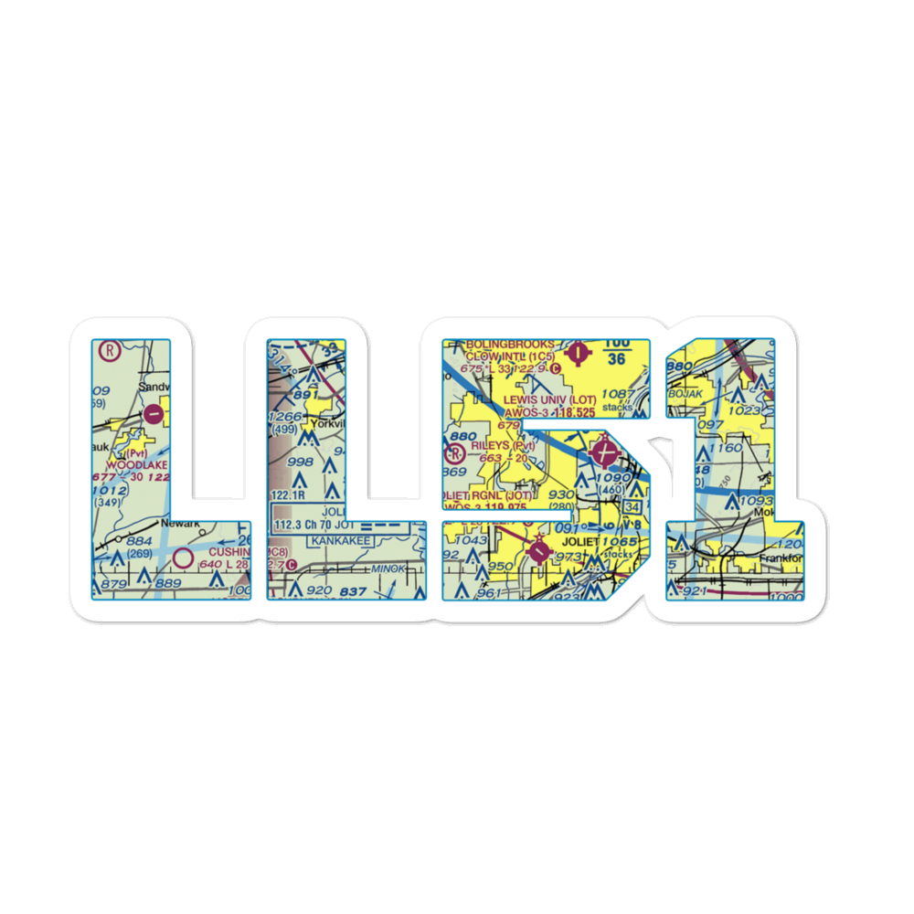 Riley's Field (LL51) VFR Sectional Sticker 