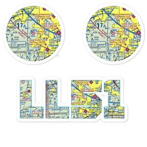 Riley's Field (LL51) VFR Sectional Sticker Pack