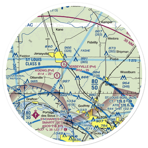 Raymond Restricted Landing Area (LL49) VFR Sectional Sticker (30 mile)