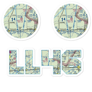 Read Airport (LL46) VFR Sectional Sticker Pack