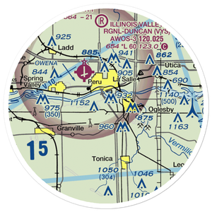 Trovero Airport (LL44) VFR Sectional Sticker (20 mile)
