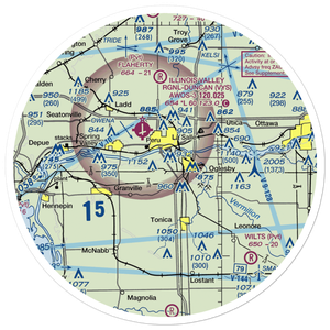 Trovero Airport (LL44) VFR Sectional Sticker (30 mile)
