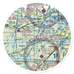 Curanda Airport (LL39) VFR Sectional Sticker (30 mile)