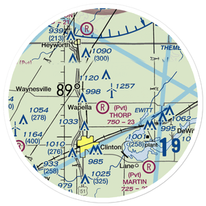 Thorp Airport (LL34) VFR Sectional Sticker (20 mile)