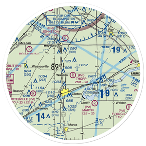 Thorp Airport (LL34) VFR Sectional Sticker (30 mile)