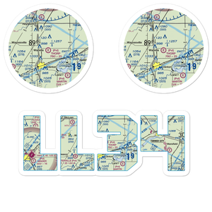 Thorp Airport (LL34) VFR Sectional Sticker Pack